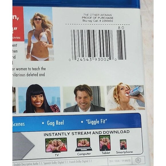 The Other Woman Blu-Ray + Digital HD Comedy Starring Cameron Diaz Leslie Mann - Picture 4 of 6